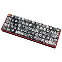 （Miss qis keycap） PBT 71คีย์ Ahegao Keycap Dye SublimationProfileAnime Keycap ForGateron Kailh Switch GK61 GK64คีย์บอร์ด