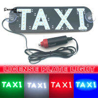 แท็กซี่LEDป้ายไฟเตือนตกแต่งตัวบ่งชี้กันกระแทกปลอดภัยDC 12Vสำหรับรถยนต์