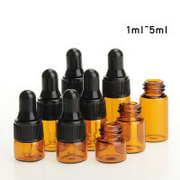 WOUNDED 10pcs 1/2/3/5ML อำพัน รีฟิล แบบพกพา คอนเทนเนอร์ หยดเปล่า ขวดน้ำมันหอมระเหย น้ำหอม