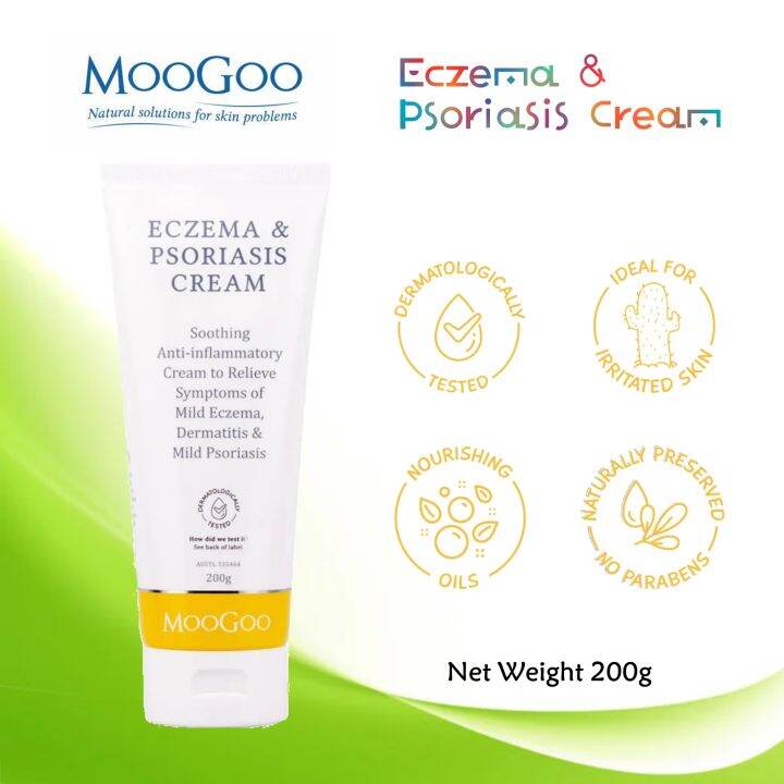 MooGoo Eczema & Psoriasis Cream 200g Lazada