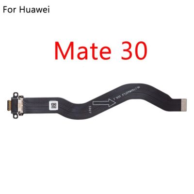 【❖New Hot❖】 anlei3 1ชิ้น Huawei Mate 10สายเคเบิ้ลยืดหยุ่นสำหรับข้อมูลการชาร์จ20 Lite 10 20 Pro Usb ชิ้นส่วนเปลี่ยนขั้วต่อแท่นแท่นชาร์จ Usb