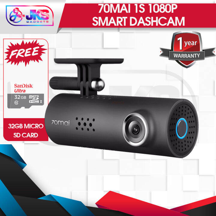 70Mai Smart Dash Cam 1S Upgraded Version, Dash Cam Recorder Camcorder ...