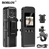 BOBLOV กล้องกล้องวีดีโอขนาดเล็ก Wi-Fi V1 1296P มี1/4 "สำหรับการขี่จักรยานที่ติดจักรยาน/เดินทาง/ฝ่ายบังคับใช้กฎหมาย/ประชุม