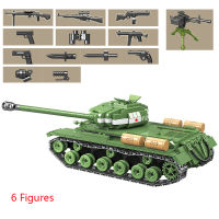 1068ชิ้นทหาร IS-2M หนักถังทหารอาวุธอาคารบล็อก WW2รัสเซียโซเวียตถังอิฐกองทัพเด็กเด็กของขวัญของเล่น