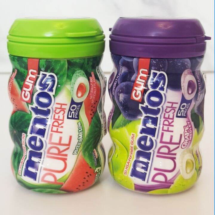 Mentos Italian Mentos fresh breath fruit-flavored sugar-free chewing ...