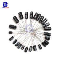 【cw】 210PCS/Lot 25 Value 0.1μF  220μF Electrolytic Aluminum Capacitors Assortment Set