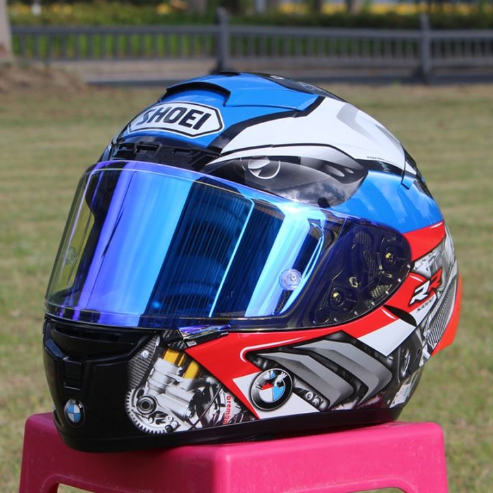 SHOEI X14 Helmet X-Fourteen R1 60th Anniversary Edition Blue Helmet ...