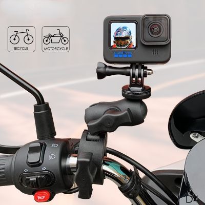 Vamsgopro 10 9 8 ขาตั้งกล้องติดแฮนด์บาร์รถมอเตอร์ไซค์ สําหรับ DJI OSMO Xiaomi Yi Action Camera