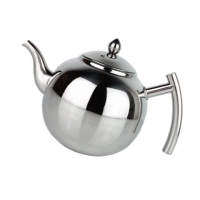 BolehDeals Stainless Steel Teapot Coffee Tea Kettle Loose Leaf Teapot with Infuser