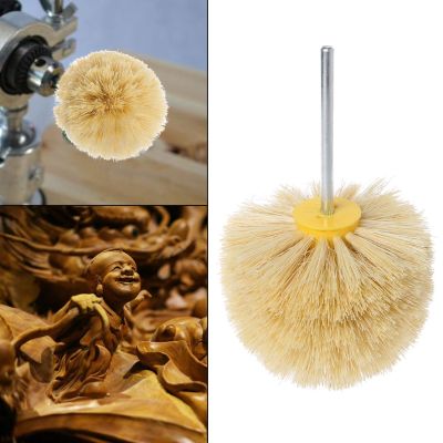 Deburring Sisal Wire Brush Head Polishing Grinding Buffing Mushroom Wheel Shank