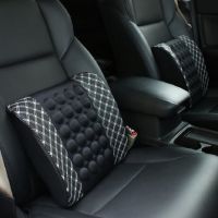 ✽♝ Car Electric Massage lumbar Support Pillow Seat Back Pillow for Hyundai ix35 iX45 iX25 i20 i30 SonataVernaSolarisElantraAcce