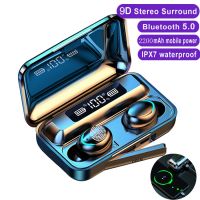 【CW】 TWS Bluetooth Earphones 2200mAh Charging Box Wireless Headphone Fone Stereo Wireless Headset with Mic Sports Waterproof Earbuds