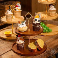 23ชั้นที่ถอดออกได้ขาตั้งเค้กไม้สไตล์ยุโรป Pastry Cupcake ผลไม้เสิร์ฟผู้ถือขนม Home Decor งานแต่งงาน Party