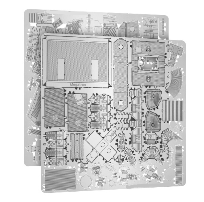 หุ่นโลหะ3มิติสุดสร้างสรรค์-โมเดลปริศนา3มิติลายเมกะตรอนทำมือปริศนาโลหะ