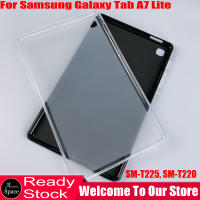 Jelly Case สำหรับ Samsung Galaxy Tab A7 Lite SM-T225 SM-T220 8.7 "2021แท็บเล็ตซิลิโคนนุ่มป้องกันปกหลังขาว TabA7Lite T225 T220