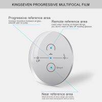 KINGSEVEN เลนส์มัลติโฟกัสแบบสองชั้น,1.61 1.56 1.67โปรเกรสซีฟเลนส์สองเลนส์ใบสั่งยาเมโอเพียสายตายาวต่ำทนต่อการมองเห็นได้ไกลขนาดกลางและสั้น