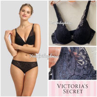 (ชิ้นสุดท้าย) Victorias Secret Lace Plunge Bra Import Branded Bh underwear Women Lace ชุดชั้นในดันทรง PU ขนาดใหญ่และขนาดเล็ก oid