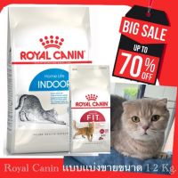 ส่งฟรีทุกชิ้นทั่วไทย  เเบ่งขาย 1 KG. Royal Canin Fit 32 &amp; สูตร INDOOR  อาหารแมวแบบเม็ด สำหรับแมวโตรูปร่างดี อายุ 1 ปีขึ้นไป