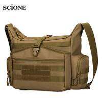 15.6 Inch Tactical Sling Bag Military Mens A4 Document Molle Messenger Crosscody Bags Laptop Shoulder 14 inch Daily Bag X492A Note Books Pads