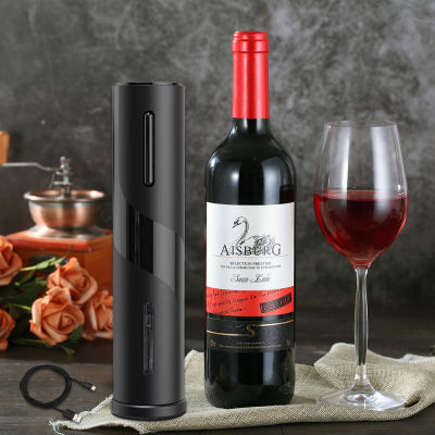 2021Rechargeable Electric Wine Bottle Opener Corkscrew Foil Cutter Set Automatic Bottle Opener for Wine Kitchen gadgets Can Opener