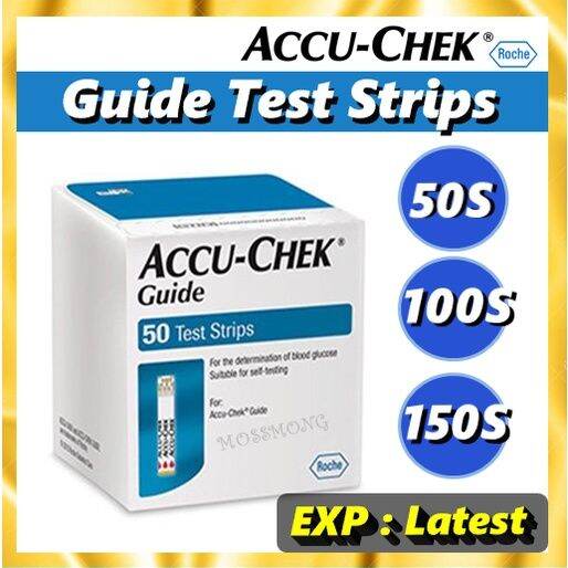 AccuChek Guide Test Strips 50, 100, 150 accucheck Blood Glucose (EXP