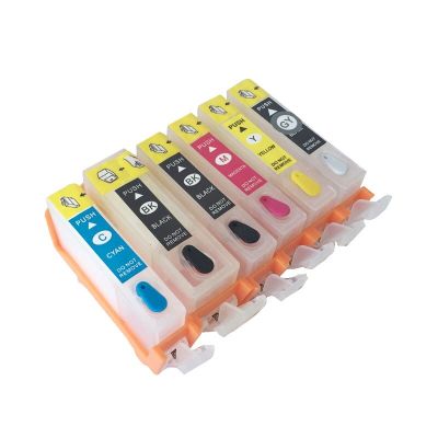 6 colors For Canon PGI-725 CLI-726 725 726 refillable ink cartridge For CANON PIXMA  MG8170/MG6170 printer with ARC chips Ink Cartridges