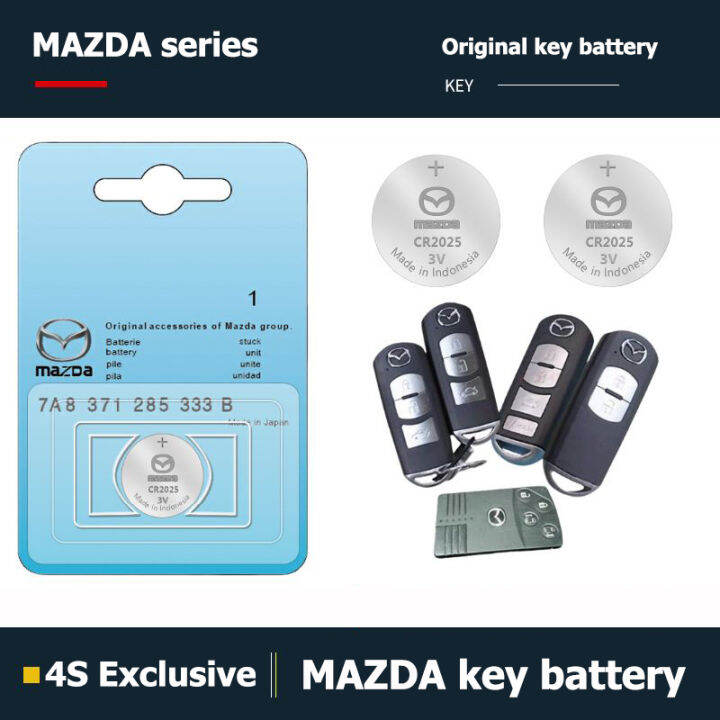 Mazda car key battery is suitable for Mazda 2 3 6 232 Atez CX3/4/5/7/8 original remote control