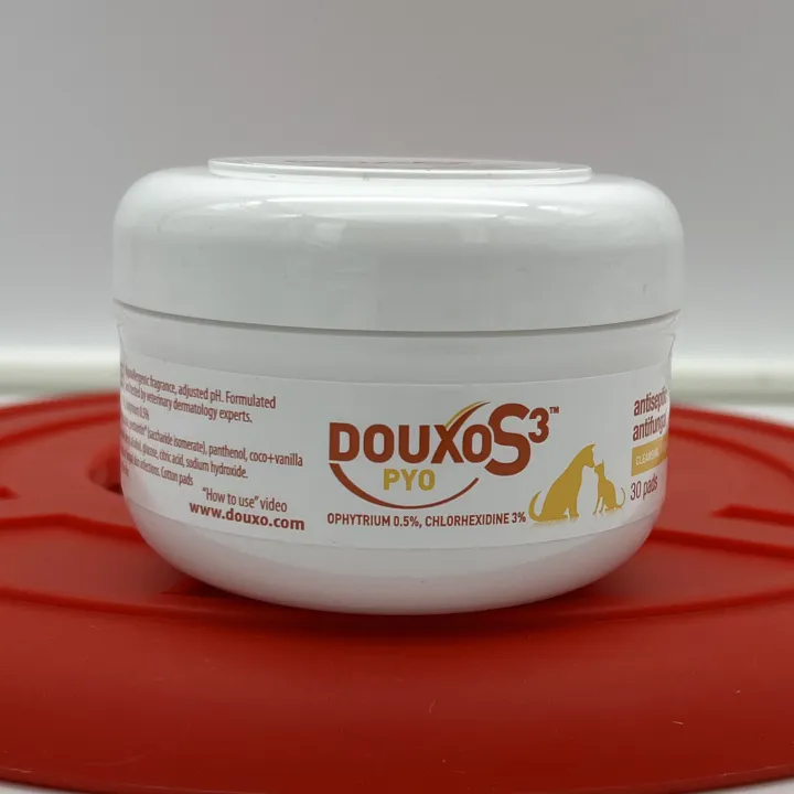 Ceva Douxo S3 PYO Wipes for Cats & Dogs BEST ANTIFUNGAL WIPES for Yeast