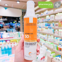 ?La Roche-Posay ANTHELIOS INVISIBLE SPRAY SPF50+ ✨สเปรย์กันแดดสูตรบางเบา สำหรับผิวหน้าและผิวตัว 200 ml.