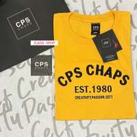 ?New?เสื้อยืดแขนสั้นชาย/หญิง งานปักนูน-งานป้าย CPS 1980 NO.55  ( S M L XL ) ผ้า Cotton100%แพทเทิร์นทรงทรง