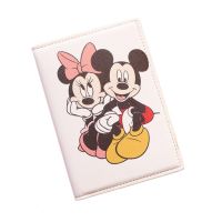 Cartoon Mickey Mouse Passport Holder Unisex Super Cute Passport Cover PU Leather Travel Passport Case Kids New Gifts Card Holders