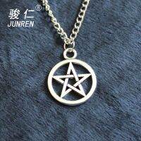 Alloy statement Pendant Necklace Pentacle brandy Supernature movie collection metal Unisex Pentagram colares femininos jewelry