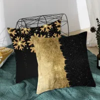 Cushion Slipcover 6 Styles Reusable No Odor Decorative Square Foiled Pillow Slip Cover Throw Pillowcase Wide Application