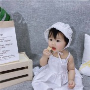 PROTRU 0-1 tuổi Bé gái Mũ chống nắng Trẻ sơ sinh Bonnet cho bé Mũ lưỡi