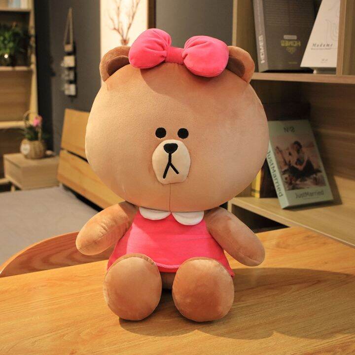 cod-ใหม่ตุ๊กตาหมีกระต่าย-cony-สีน้ําตาลของเล่นของขวัญวันเกิดคริสต์มาส