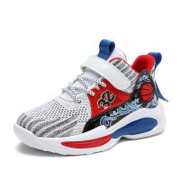 Basketball Shoes for Boys Kids 7 To 12 Years Fashion Breathable Shock-absorbing Children Sports Shoes Boys Sneakers Running 2022