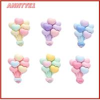 ANNTYE1 30pcs เรซิน ลูกโป่งสี อุปกรณ์เสริมเสริม Cabochon กิ๊บติดผมเครื่องประดับ DIY มินิมินิ บอลลูนความรัก งานฝีมือตกแต่งงานปาร์ตี้ สมุดเก็บภาพ