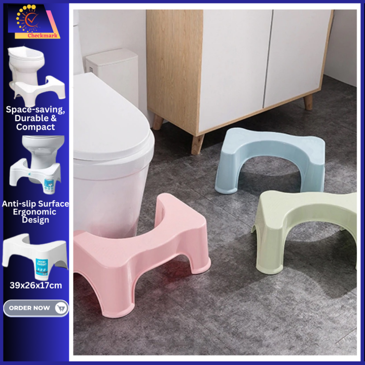 Checkmark Bathroom Squatty Potty Toilet Stool Children Pregnant Woman
