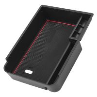 Car Central Console Armrest Storage Box Holder Interior Organizer Glove Tray for Nissan Sentra 2020 2021 2022 Red