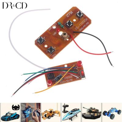 【LZ】☎  PCB Transmissor e Receptor Board com Antena Controle Remoto Sistema de Rádio RC Car Acessórios 2CH 4CH 27MHz