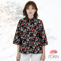 ITOKIN เสื้อเชิ้ตพิมพ์ลายดอกไม้ W5B107