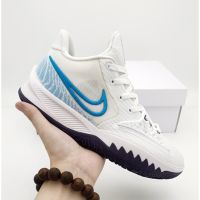 News✅Original ΝΙΚΕ Kyri-4 Low White Blue Fashion Basketball Shoes Leisure Sports Shoes (Free Shipping)