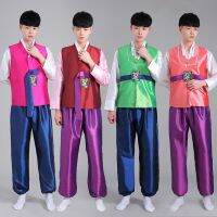 Korean Traditional Costume Hanbok for Men Ancient Hanbok Costume for Stage Cosplay Male Oriental National Dance Costume