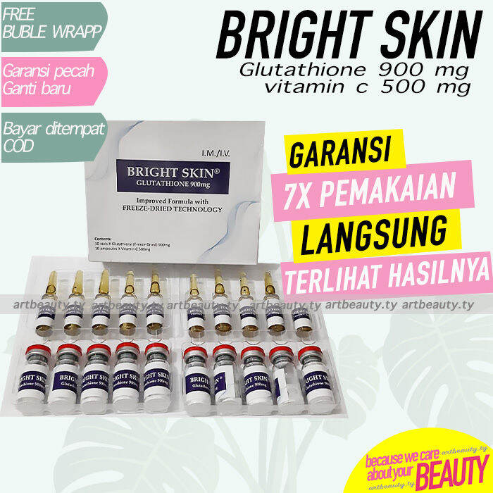 Infus Whitening Premium Bright Skin Glutathione 900 Mg Vitamin C 500