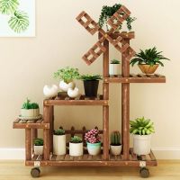 [COD] room solid flower shelf indoor multi-layer floor-to-ceiling balcony succulent green dill plant placement