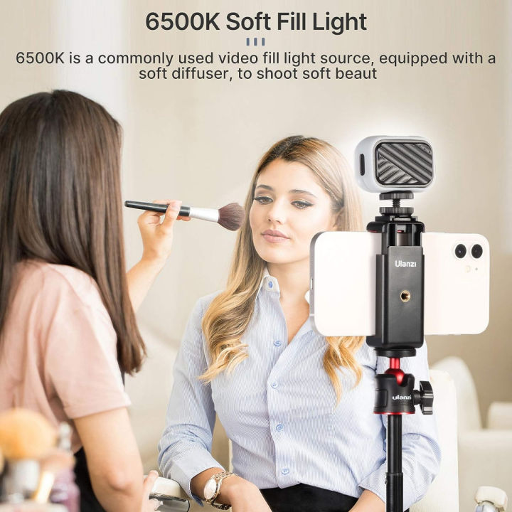 vlogging-light-pictron-vl28-led-light-for-iphone-mini-led-camera-light-rechargeable-5600k-95-long-lasting-fill-light-for-gopro-hero-9-8-7-6-5-dji-osmo-smartphone-sony-zv-1-a7-rx100-vii-canon-camera