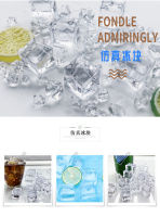 Non Square Whiskey Clear Like Silicone Coffee Wine Plastic Diluting. Shapes Refreezable Dry Cube Ice Reusable