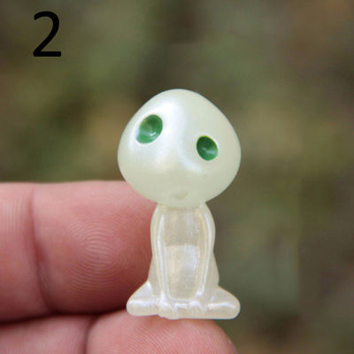 [Carmelun] บอนไซภูมิทัศน์ขนาดเล็กเครื่องประดับตุ๊กตาเอลฟ์ต้นไม้เรืองแสงในเจ้าหญิงโมโนโนเกะขนาดเล็ก