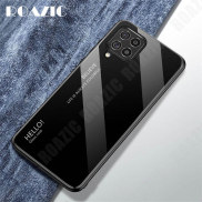 ROAZIC, Cho Ốp Lưng Samsung Galaxy M62 Ốp Viền Mềm Mặt Kính Cường Lực