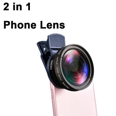 ZZOOI 12X Macro Phone Lens HD Camera Lens 0.45X Super Angle for iPhone 13 12 11 Pro MAX Samsung Xiaomi Huawei Mobile Phone Camera Lens